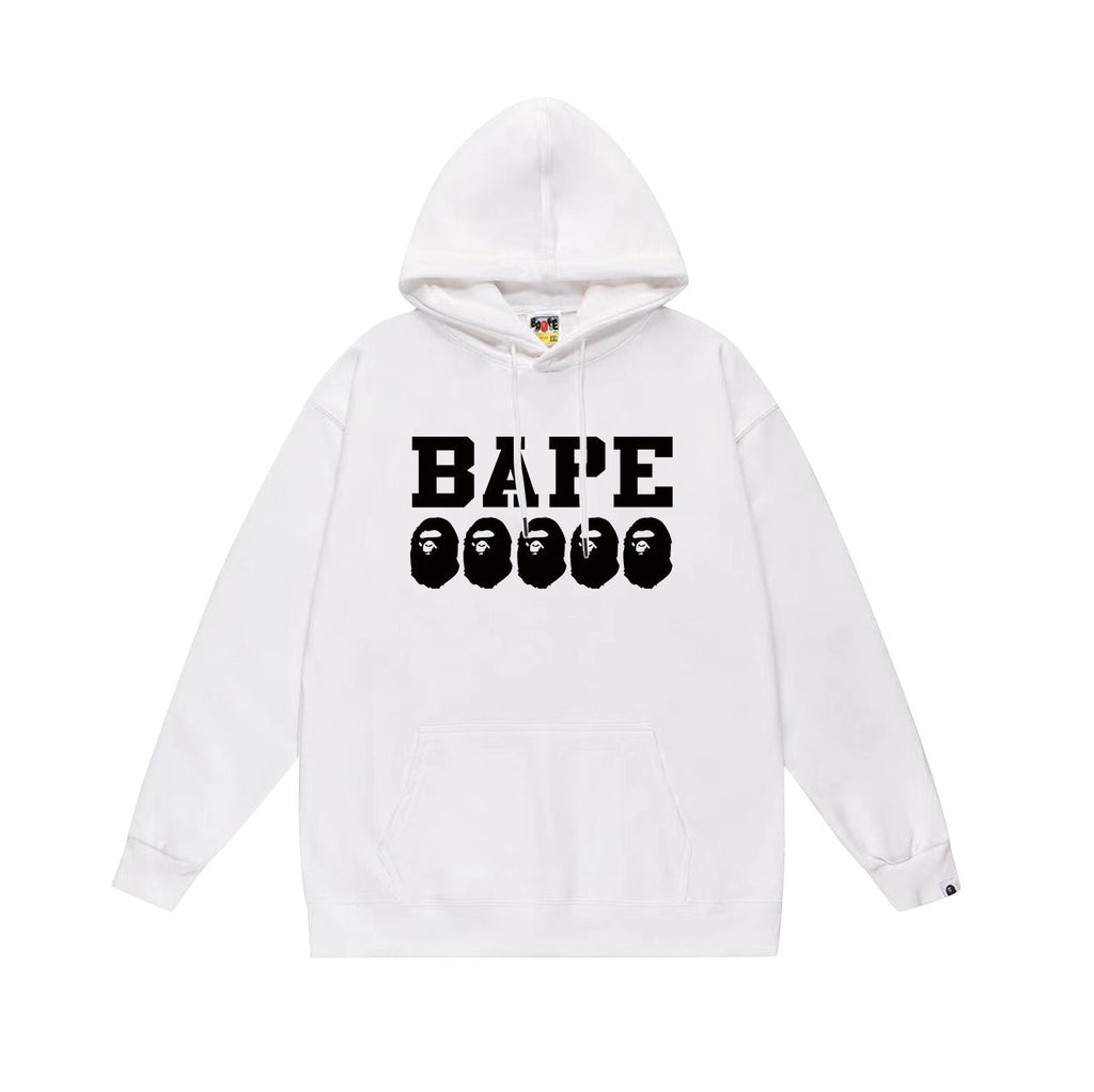 BAPE Multi APE Head Logo Pullover Hoodie