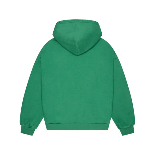 Broken Planet Star Logo Zip Up Hoodie Green